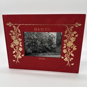 Gucci Gift Catalog 2016-2017 Red Gold Roses Hardcover Coffee Tbl Bk Price List